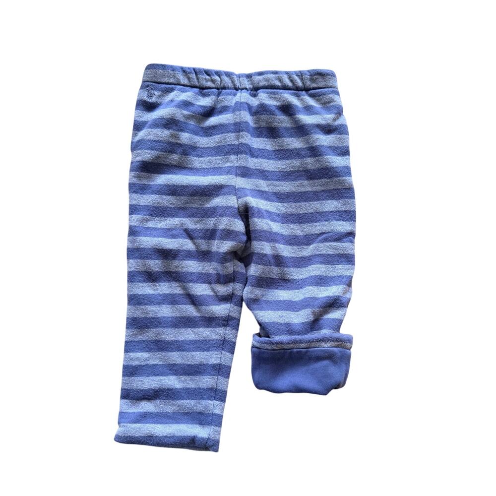 Ralph Lauren Blue Striped Pull-On Baby Pants - 18 Months